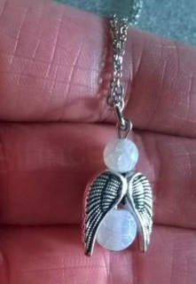 Minerální náhrdelník Anděl – dračí achát (X1493)