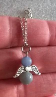 Minerální náhrdelník Anděl, andílek - Aventurín (X1495) 