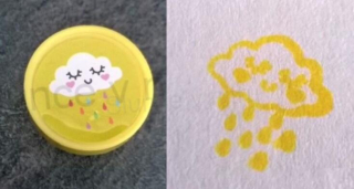 Dětské razítko, razítka mráček (D17)