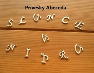 Přívěsky písmenka Abeceda (AA137)