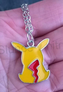 Náhrdelník s přívěškem Pikachu, pokemon (BD681)