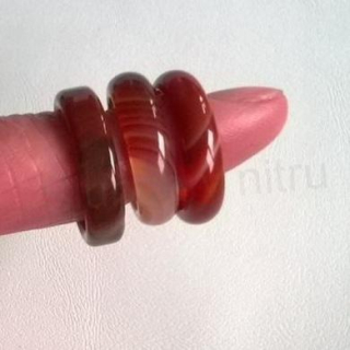 Minerální prsten Achát s karneolem – multi (X1512)