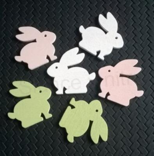 Dřevěné výřezy Zajíc více variant (V140)