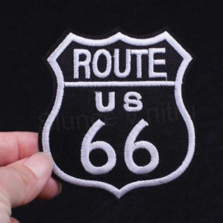 Moto nášivka Route 66 (C665)