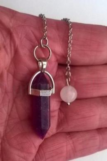 Jadeitové kyvadlo - (virgule) (X1520)