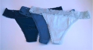 Dámské krajkové kalhotky, tanga velikost L (K187)