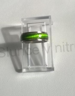 Minerárlní prsten kočičí oko velikost 66 (X1552)